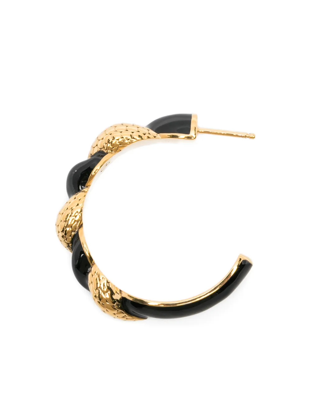Aurelie Bidermann Tempta textured hoop earrings - Oro