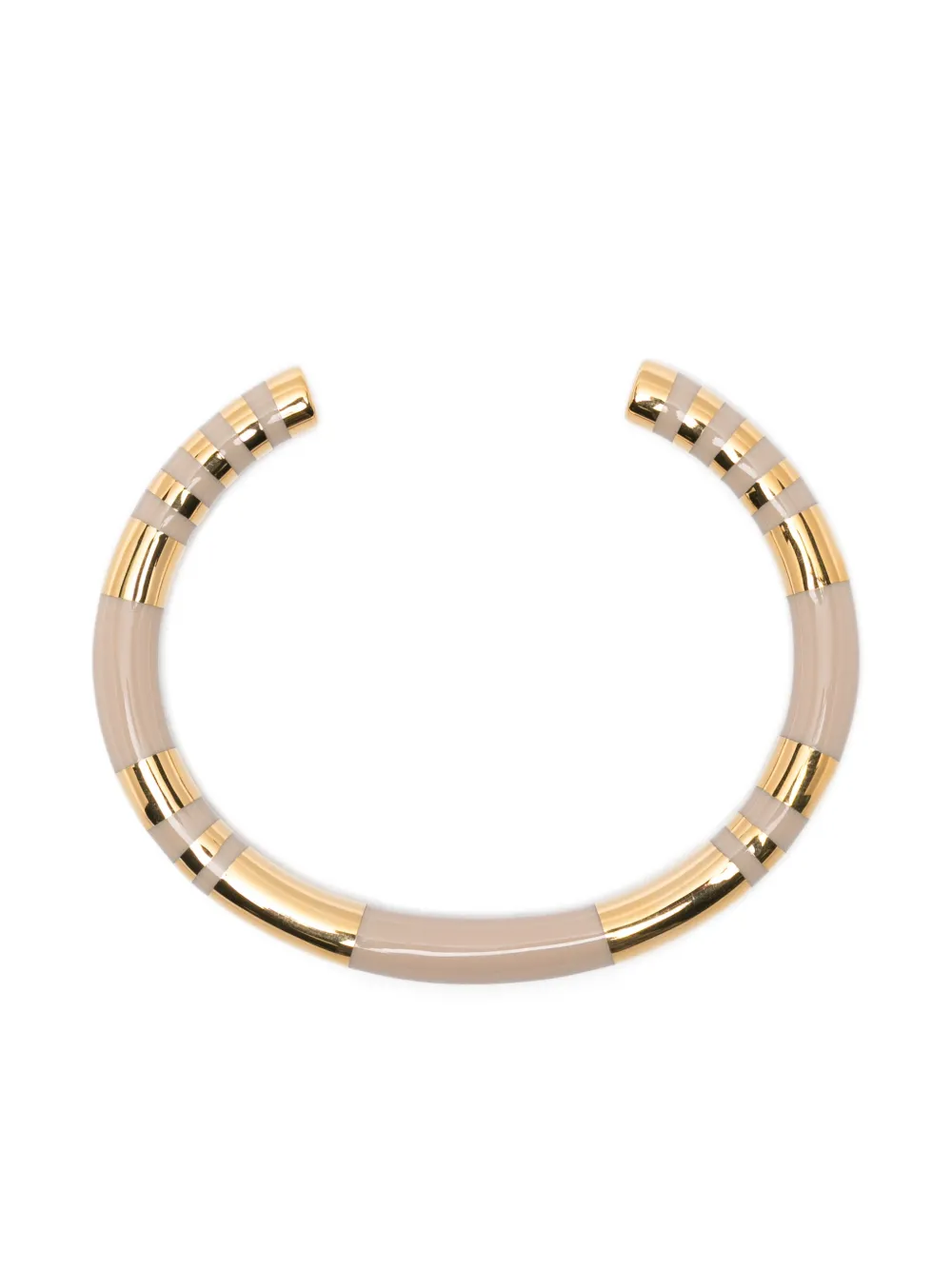 Aurelie Bidermann Positano praline striped bracelet | Gold | Image 1