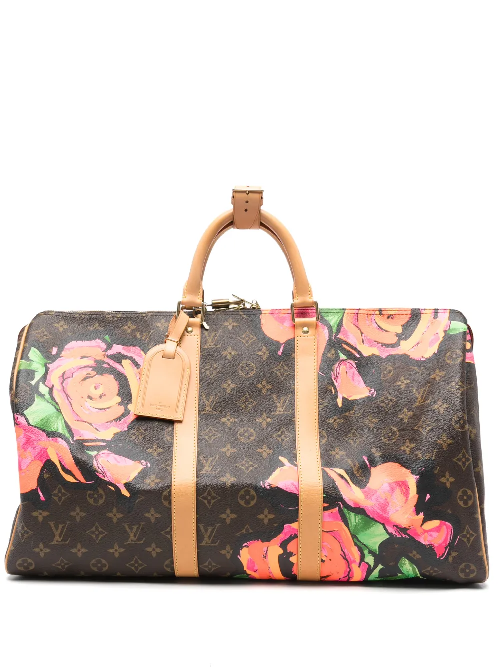 Louis Vuitton Pre-Owned x Stephen Sprouse 2008 Keepall 50 travel bag - Marrone