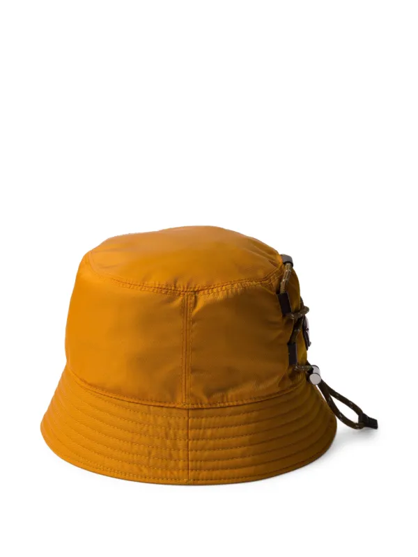 Prada Speedrock Re-Nylon Bucket Hat | Orange | FARFETCH