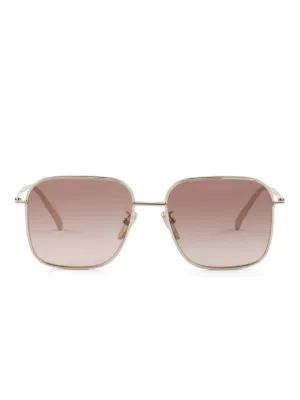 Prada Eyewear geometric-frame Sunglasses | Pink | FARFETCH
