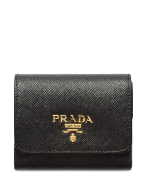 Prada small saffiano leather wallet