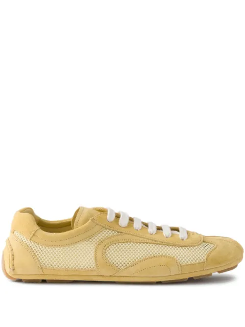 Prada Re-Edition Mesh-Sneakers aus Wildleder