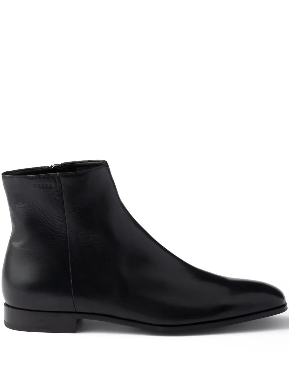 Prada bottines en cuir à fermeture zippée 25 mm | noir | Image 1