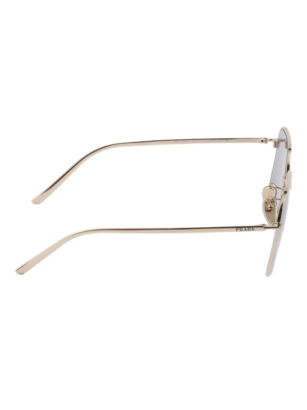 Prada Eyewear Zonnebril met vierkant montuur Goud