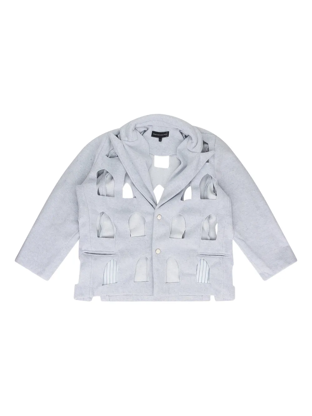 Who+Decides+War+cut-out+detail+blazer+-+Gris