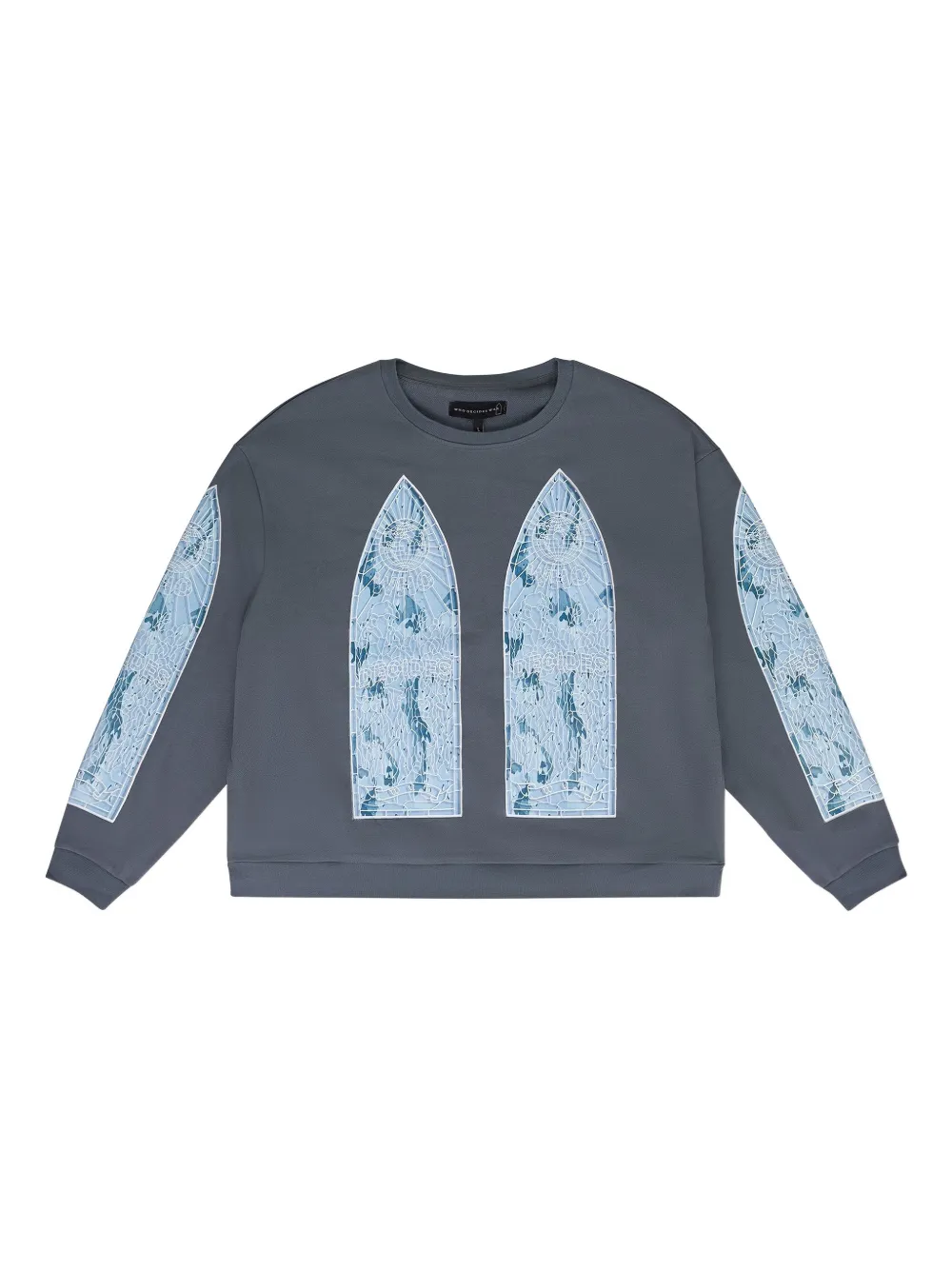 Who Decides War sudadera con estampado gráfico | gris | Image 1