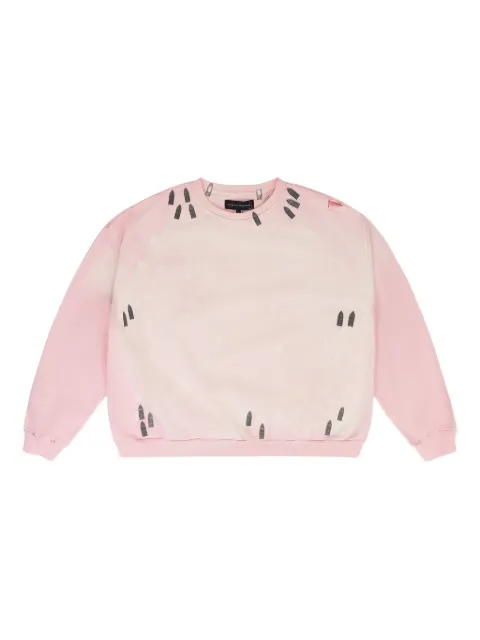 Who Decides War hardware-details crew-neck sweatshirt