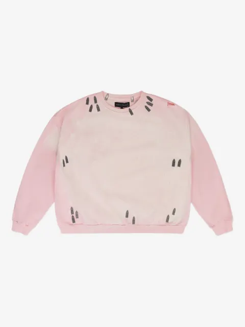 Who Decides War hardware-details crew-neck sweatshirt