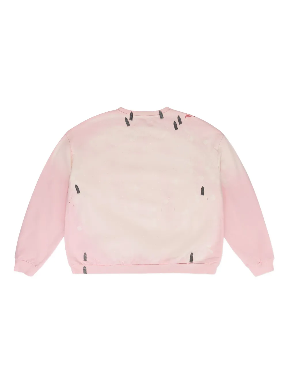 Who Decides War hardware-details crew-neck sweatshirt - Roze