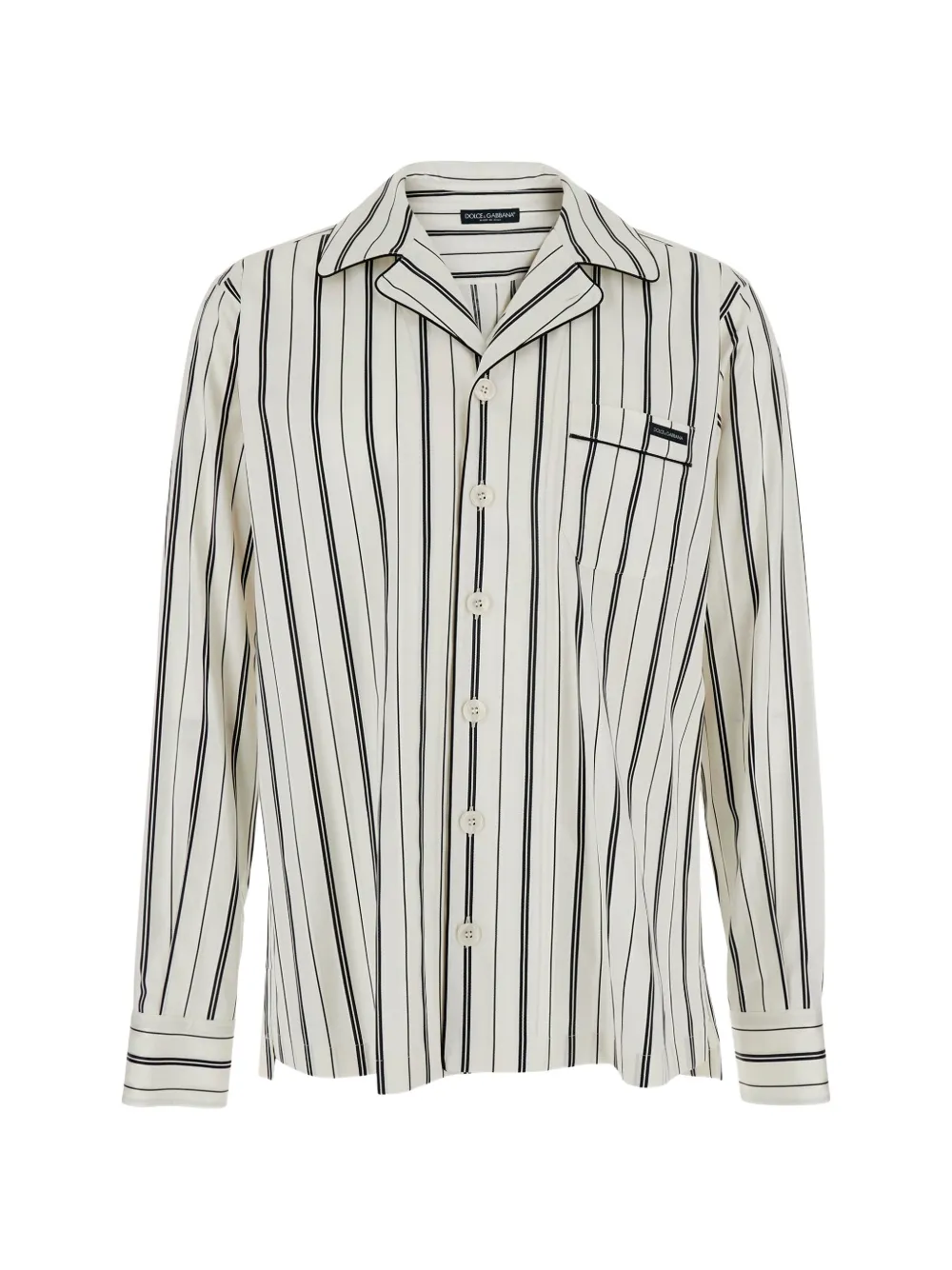 Dolce & Gabbana striped pocket shirt - Toni neutri