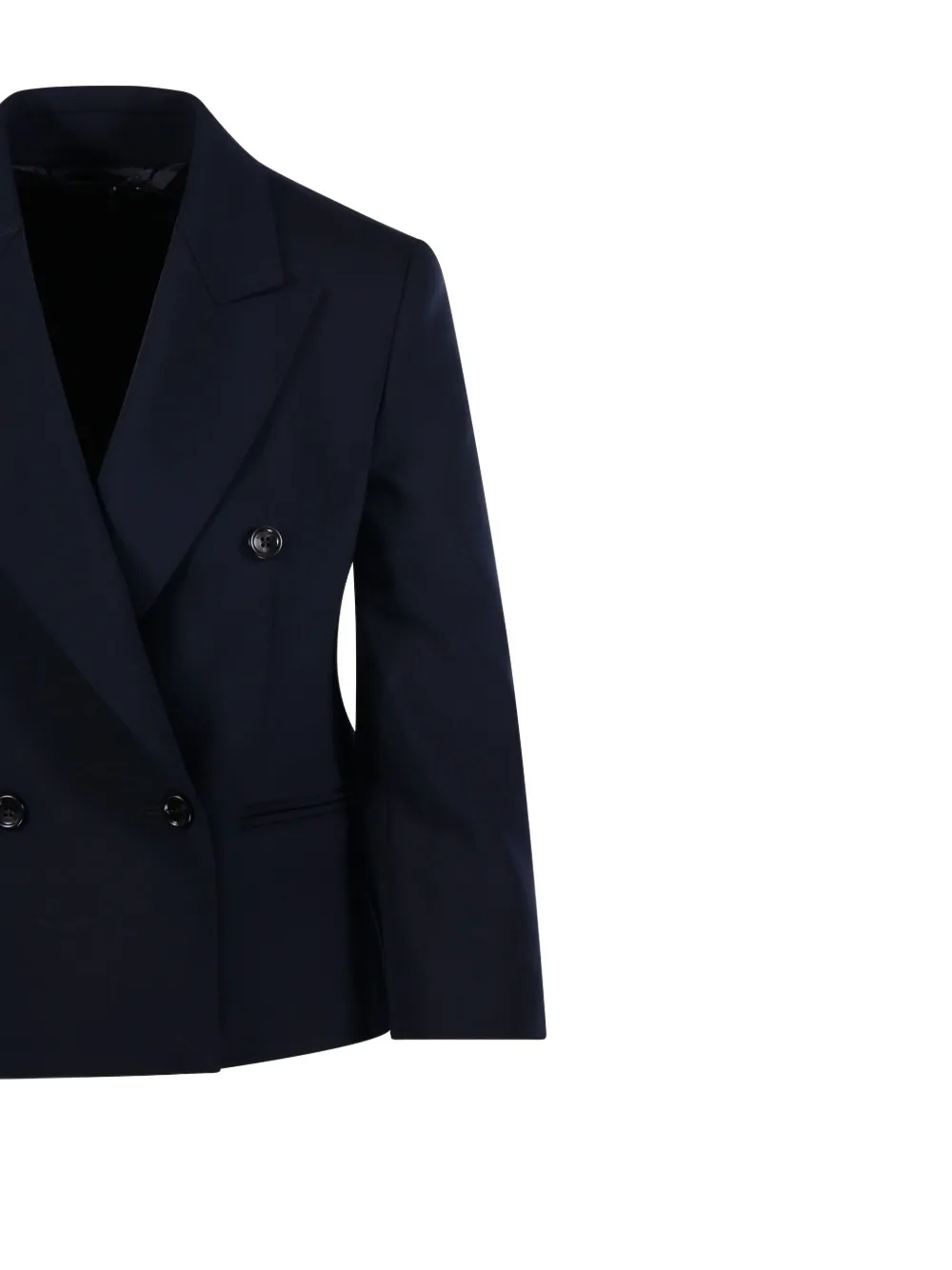 Max Mara Blazer met dubbele rij knopen Blauw