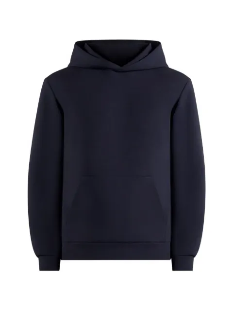 Manière De Voir Drew regular-fit blue hoodie