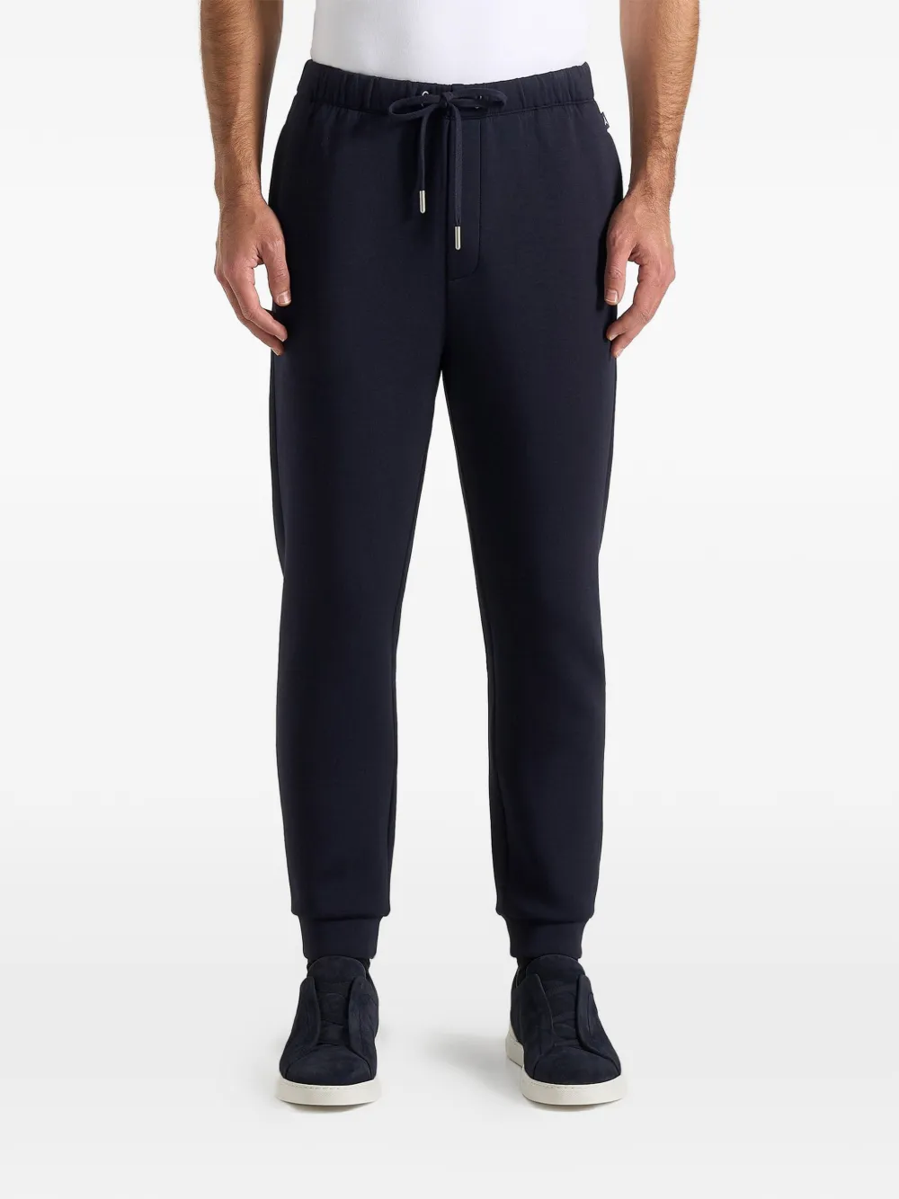 Manière De Voir Dion drawstring track pants - Blu