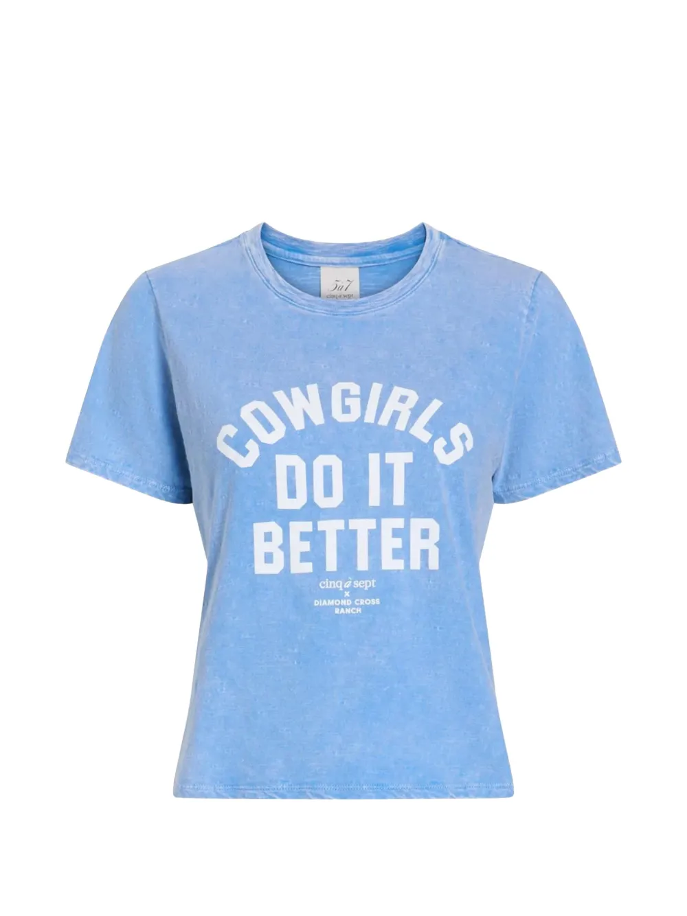 Cinq A Sept dyed T-shirt - Blu