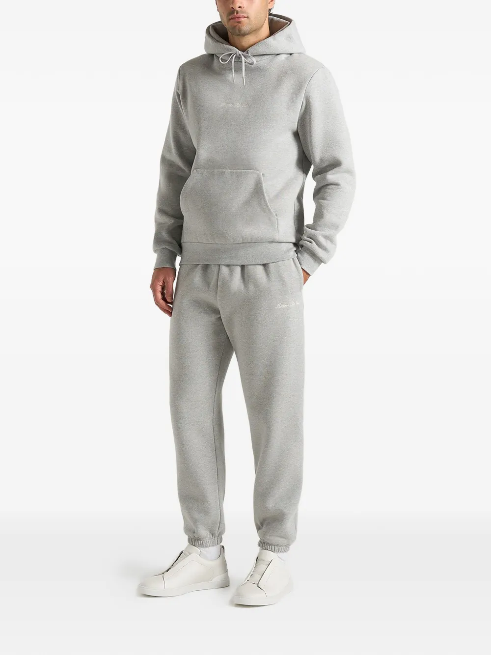 Manière De Voir Alistair trainingsbroek met geborduurd logo - Grijs