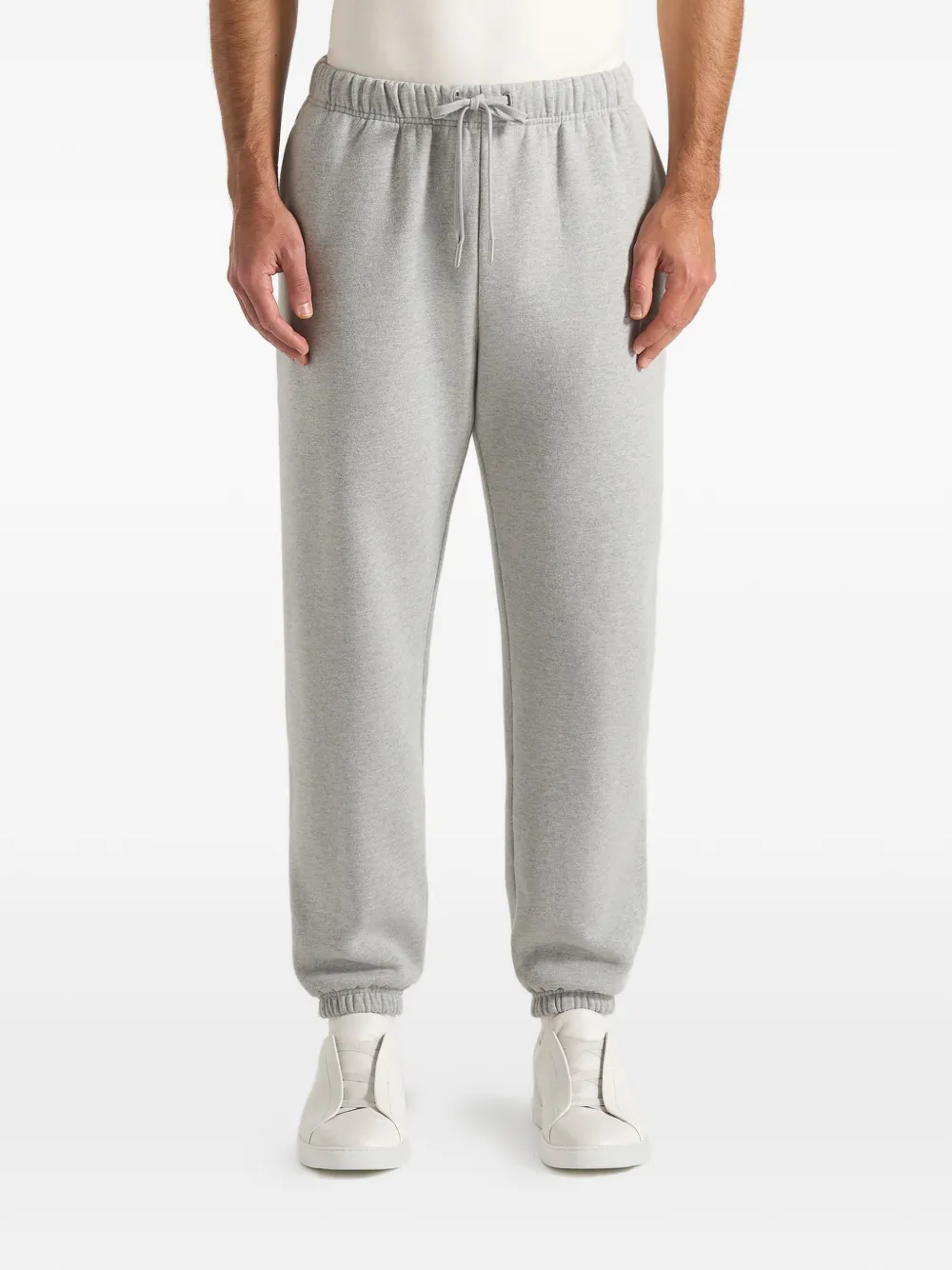 Manière De Voir Alistair logo-embroidered track pants - Grigio