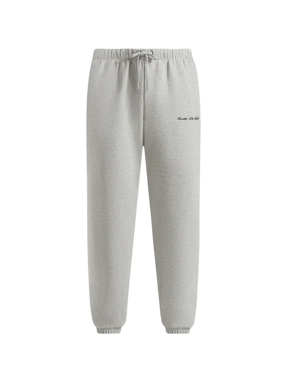 Manière De Voir Alistair logo-embroidered track pants - Grigio