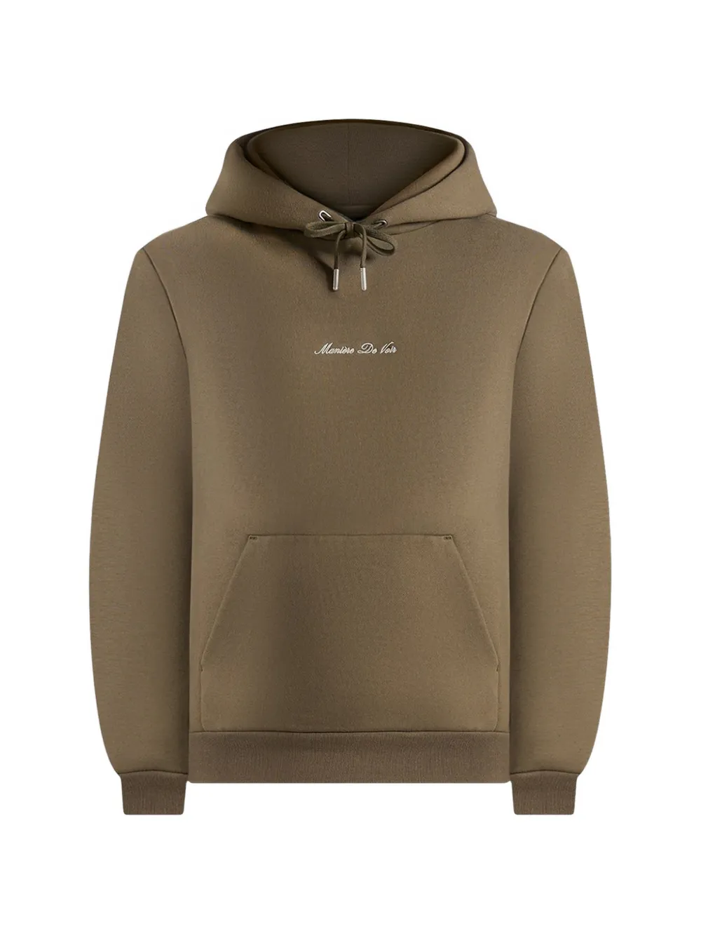 Manière De Voir Gustave kangaroo-pocket hoodie - Verde