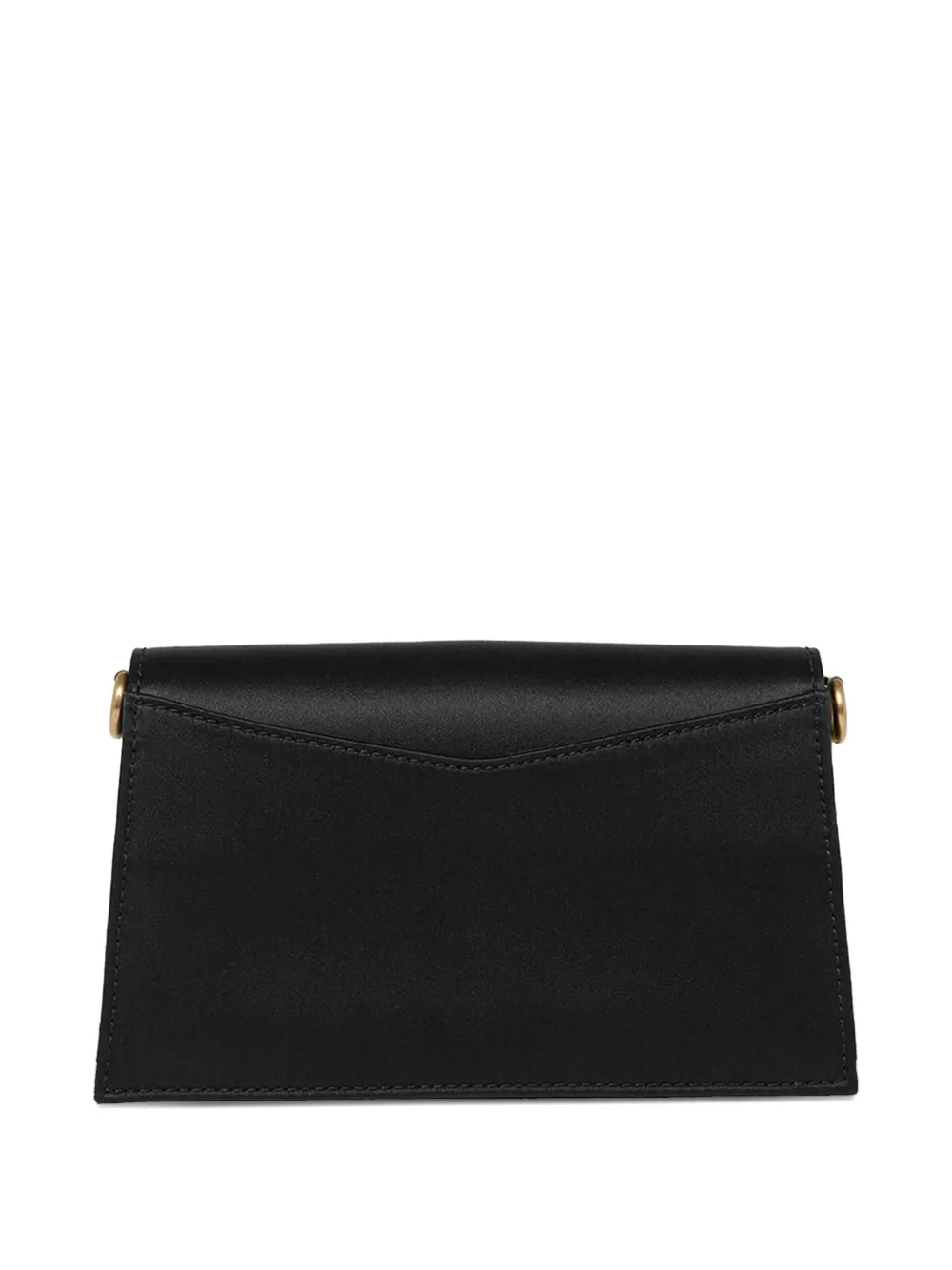 Metier Mini Roma Satin Clutch Bag In Black