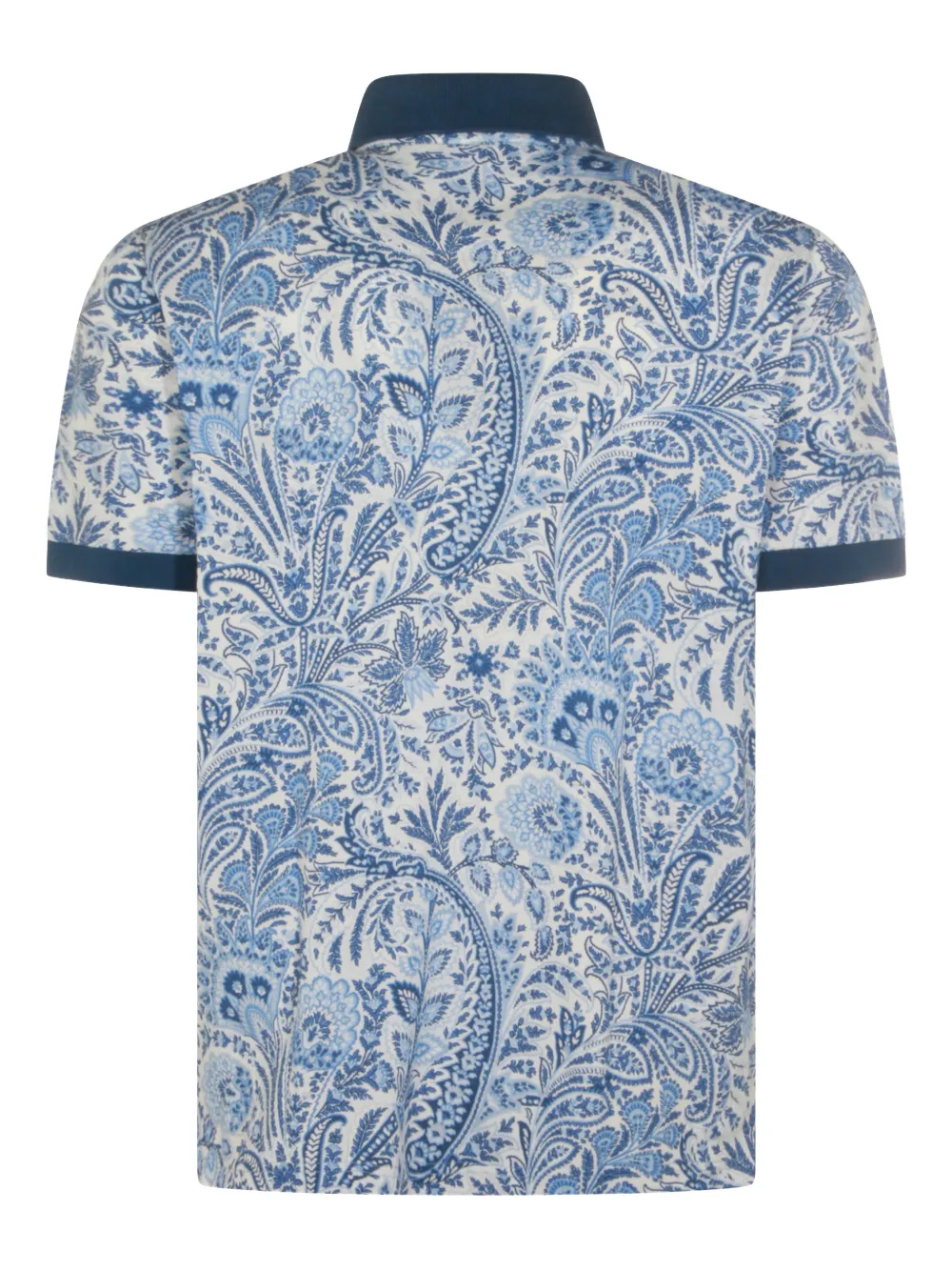 ETRO Poloshirt met paisley-print - Wit