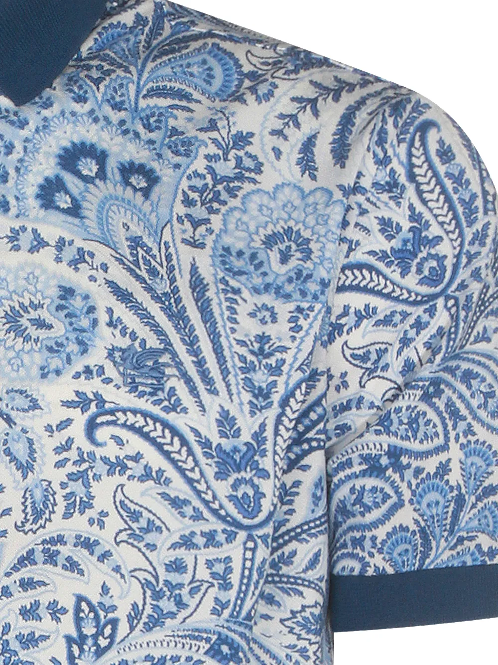 ETRO Poloshirt met paisley-print Wit