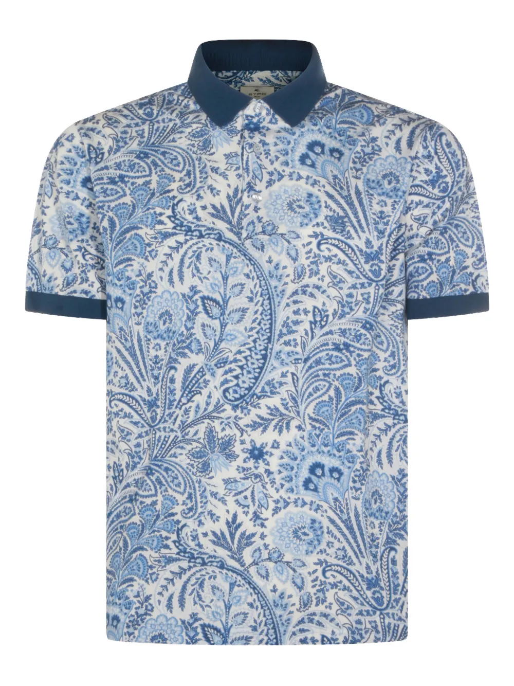 ETRO paisley-print polo shirt - Bianco