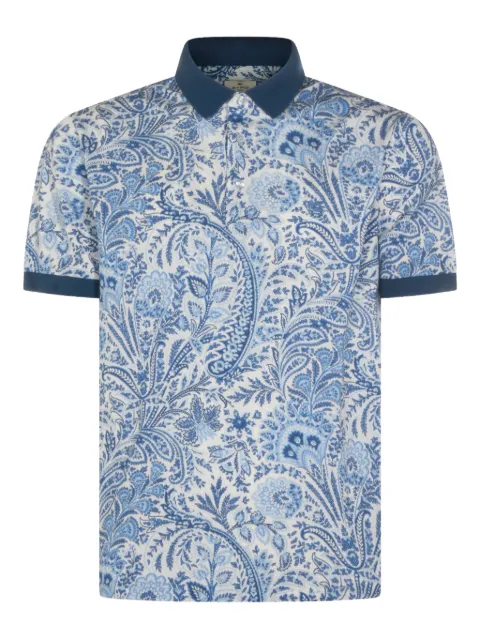 ETRO paisley-print polo shirt