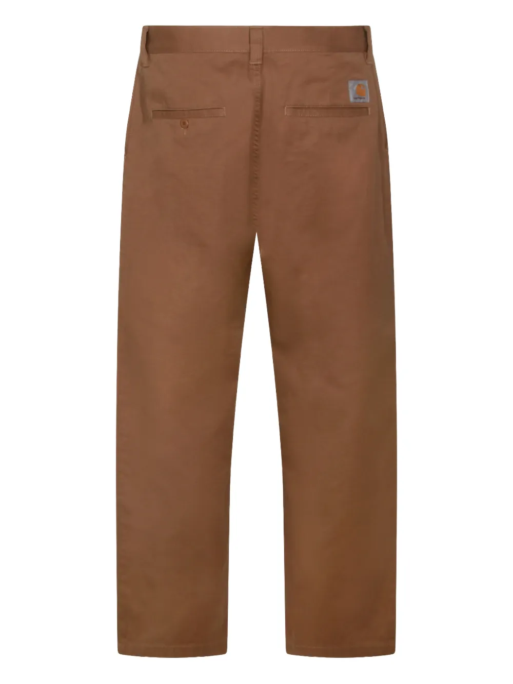 Carhartt WIP buttoned logo-patch trousers | Regular & Straight-Leg Trousers | Image 2