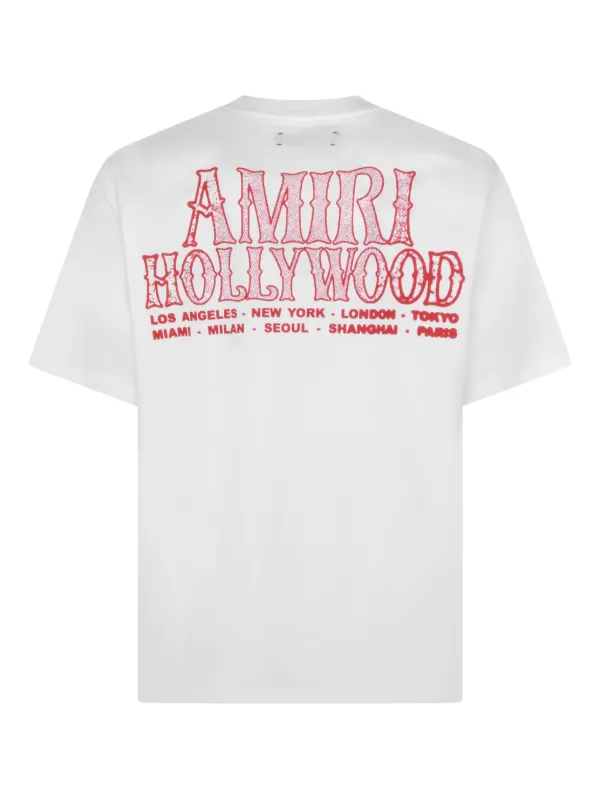 AMIRI HOLLYWOOD ホワイト Tシャツ AMIRI Hollywood T-shirt | White | FARFETCH