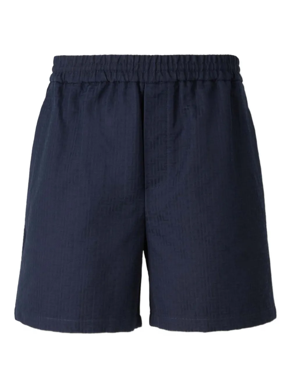 Balmain monogram-pattern bermuda shorts - Blau