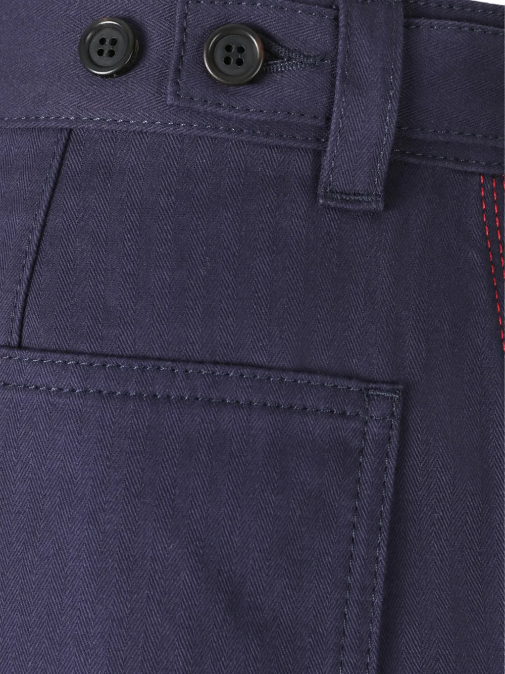 Givenchy Couture Seam cargo broek Blauw