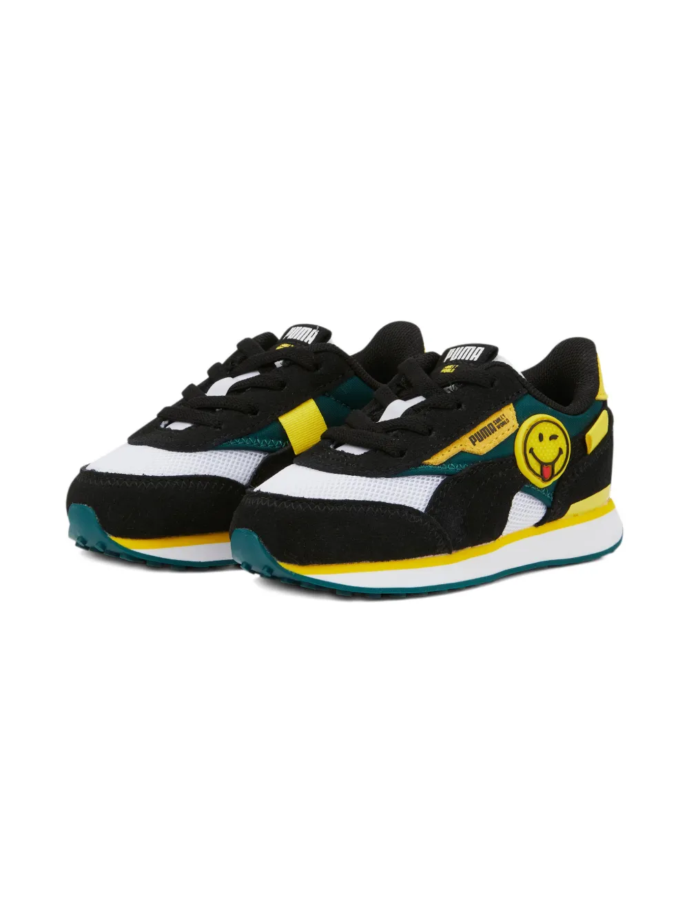Puma Kids x SmileyWorld Future Rider sneakers Zwart