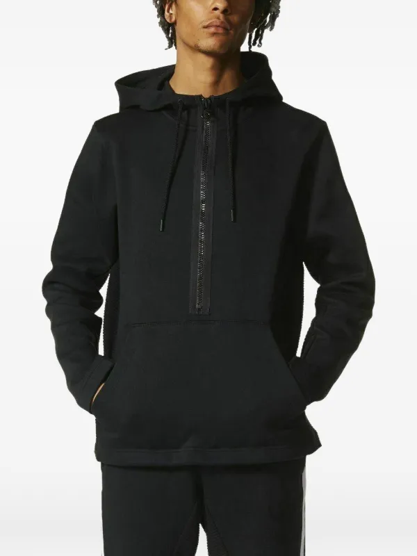 Adidas ハーフジップ パーカー | ブラック | FARFETCH JP