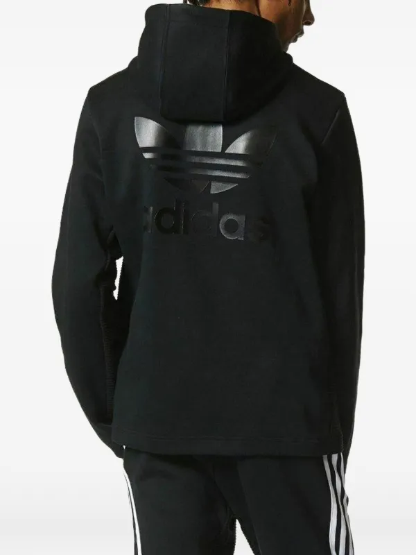 Adidas ハーフジップ パーカー | ブラック | FARFETCH JP