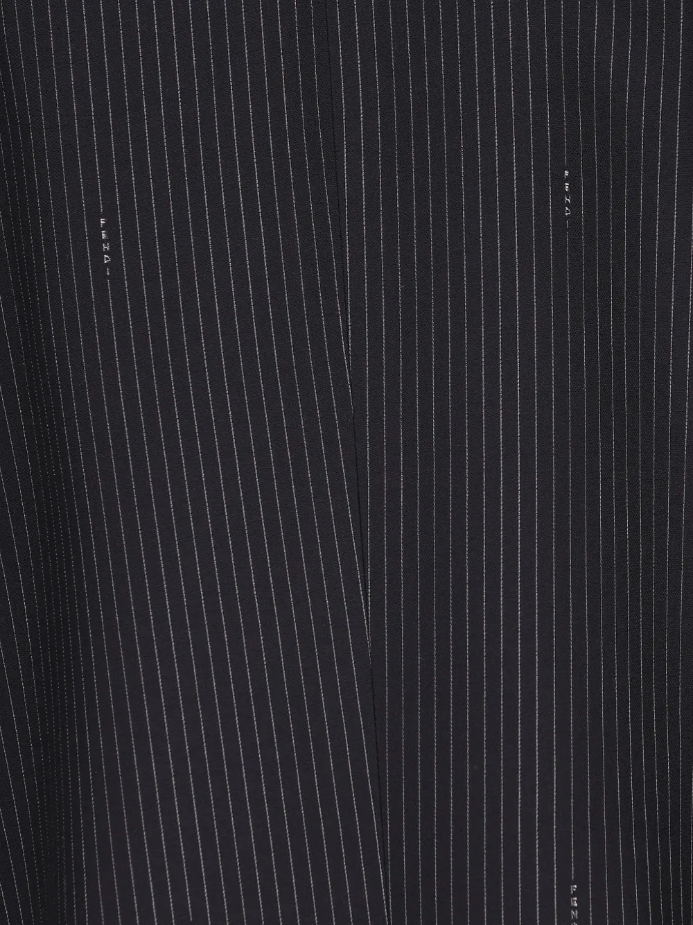 FENDI Blazer met krijtstreep en dubbele rij knopen Blauw