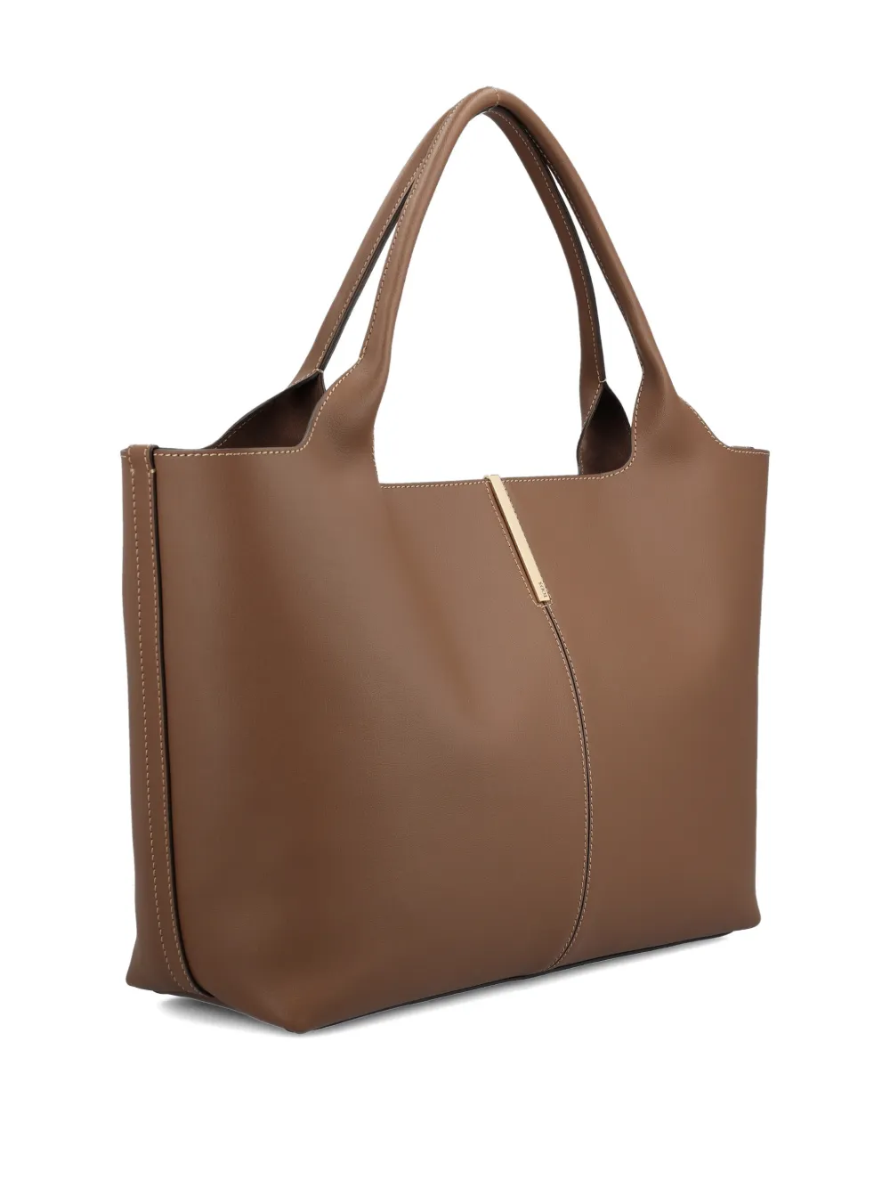 Tod's Kleine leren shopper Bruin