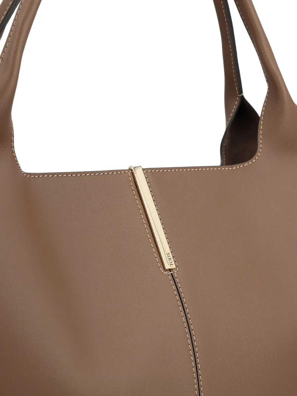 Tod's Kleine leren shopper Bruin
