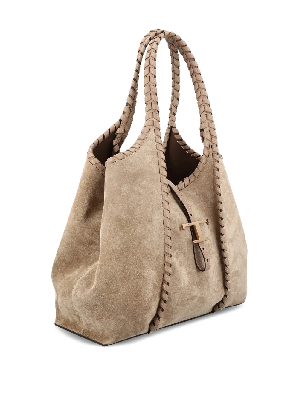 Tod's Medium T Timeless Tote Bag In Neutral