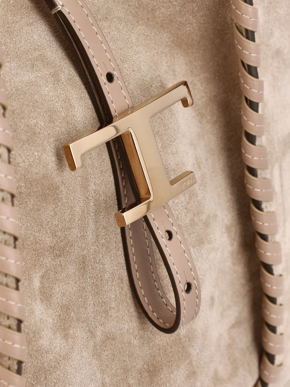 Tod's Medium T Timeless Tote Bag In Neutral