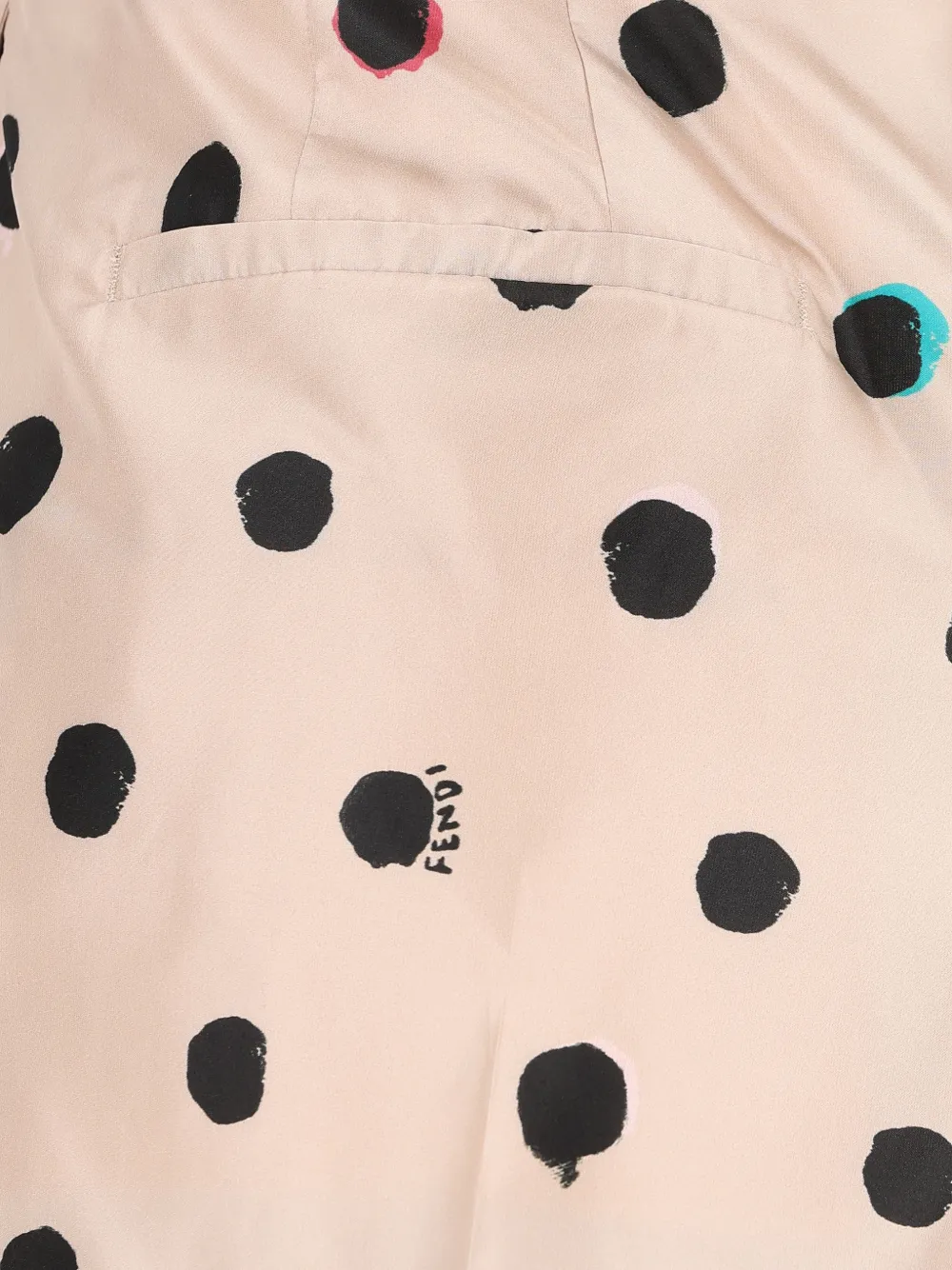 FENDI Geplooide shorts Roze