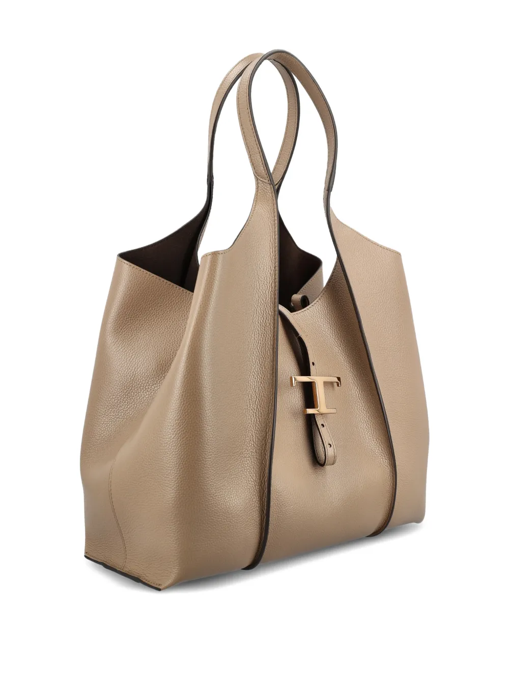 Tod's Tods Medium Leather Tote Bag In Neutral