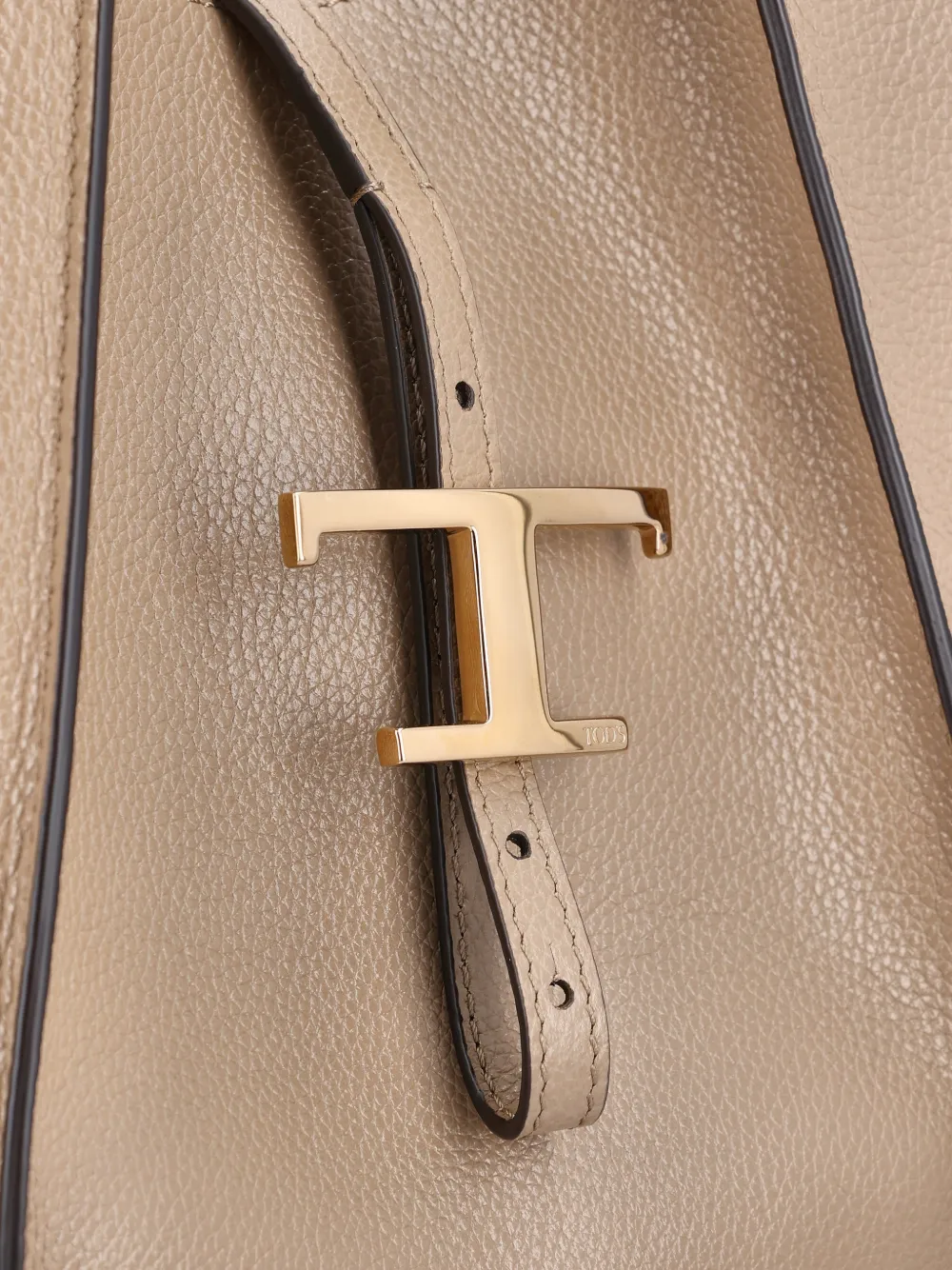 Tod's Tods Medium Leather Tote Bag In Neutral