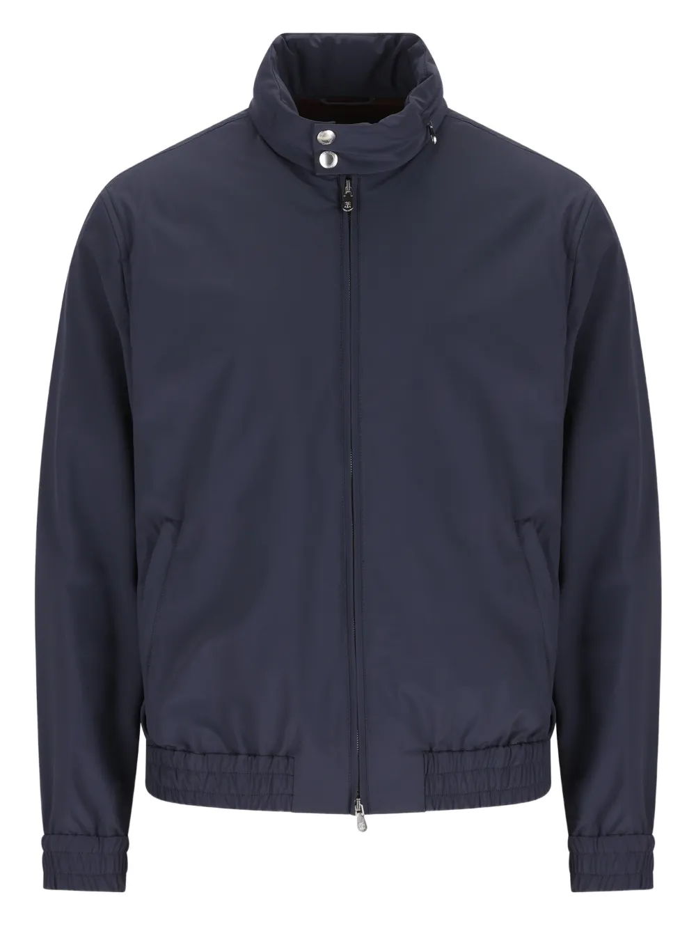 Brunello Cucinelli high-collar zip-up bomber jacket | bleu | Image 1