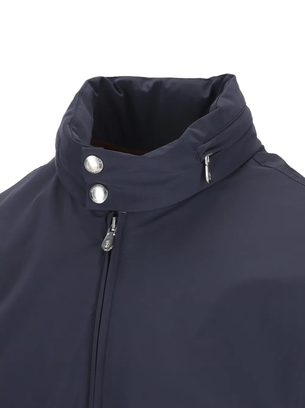  Brunello Cucinelli High-collar Zip-up Bomber Jacket - Blue 