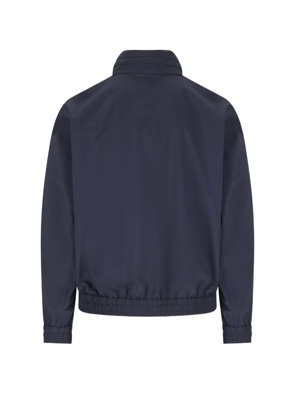 Brunello Cucinelli Bomberjack met hoge hals en rits Blauw