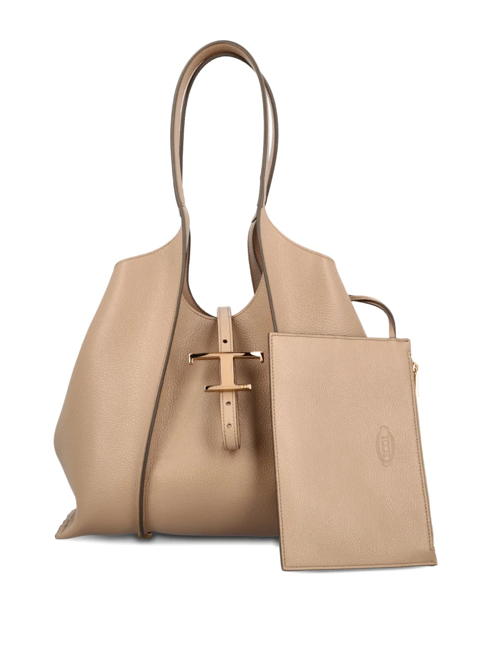 Tod's medium T Timeless tote bag - Toni neutri