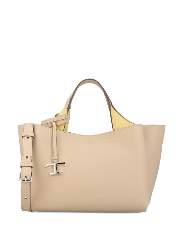 Tod's Mini Leather Bag in Neutrals