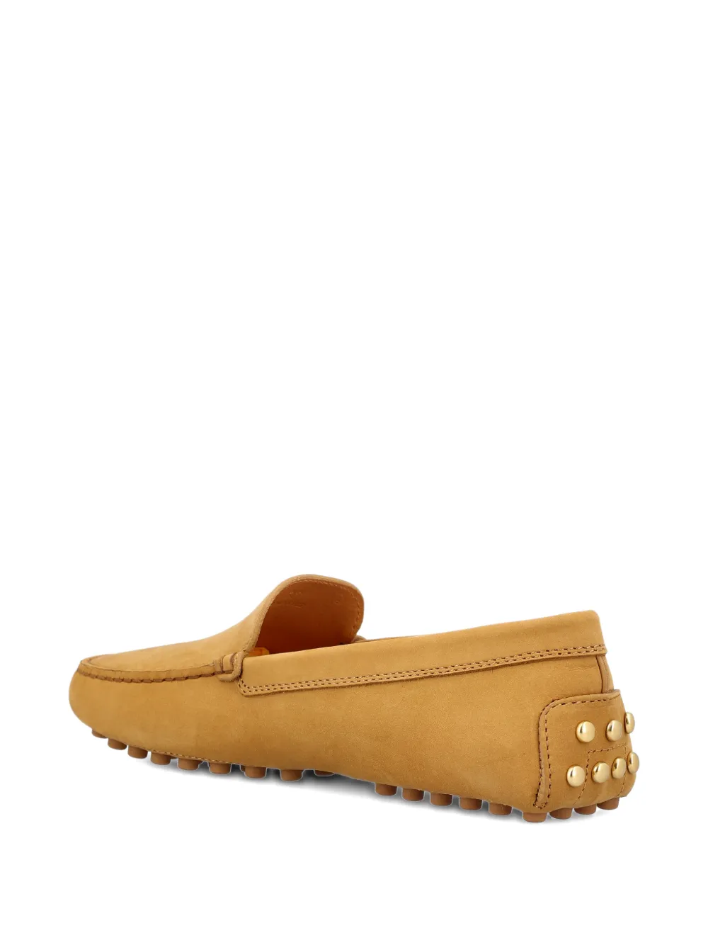 Tod's Leren loafers met afwerking Bruin