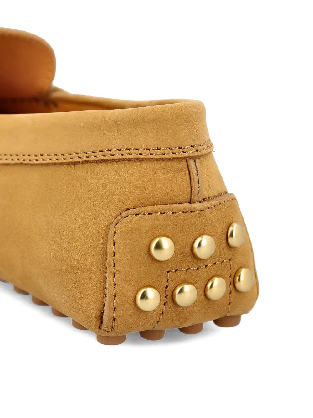 Tod's Leren loafers met afwerking Bruin